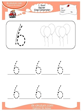 Çocuklar İçin Çizgi Çalışma Sayfaları 